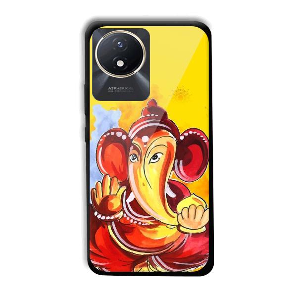 Ganesha Ji Phone Customized Printed Back Cover for Vivo Y02t