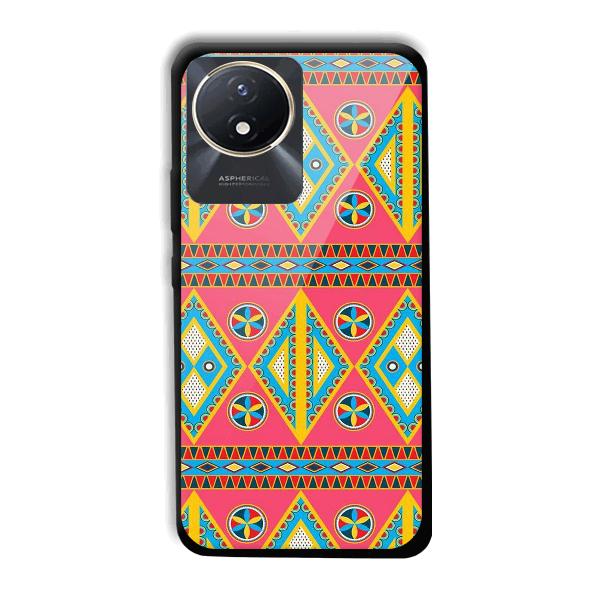 Colorful Rhombus Phone Customized Printed Back Cover for Vivo Y02t