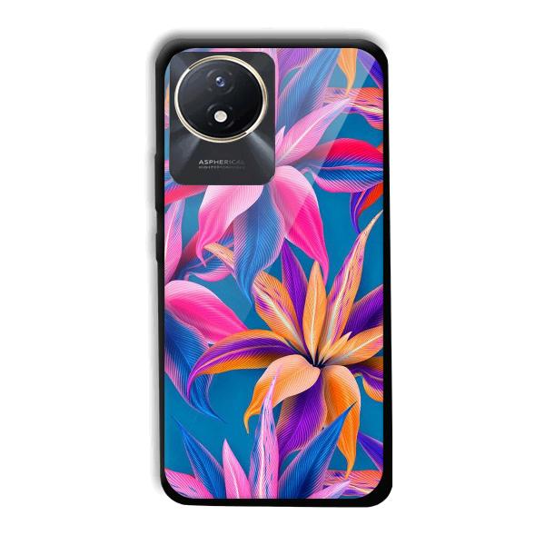 Aqautic Flowers Phone Customized Printed Back Cover for Vivo Y02t