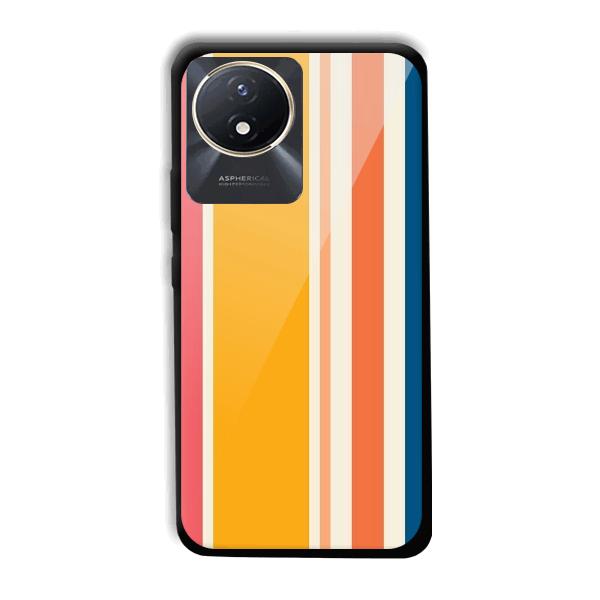 Colorful Pattern Phone Customized Printed Back Cover for Vivo Y02t