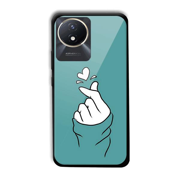 Korean Love Design Phone Customized Printed Back Cover for Vivo Y02t