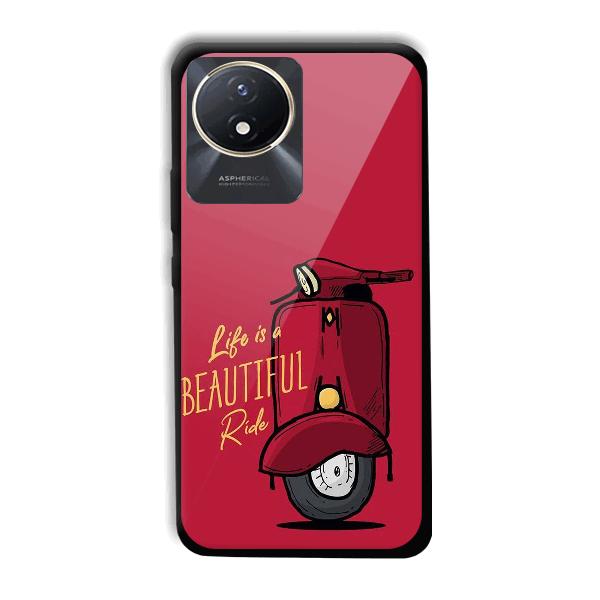 Life is Beautiful Phone Customized Printed Back Cover for Vivo Y02t