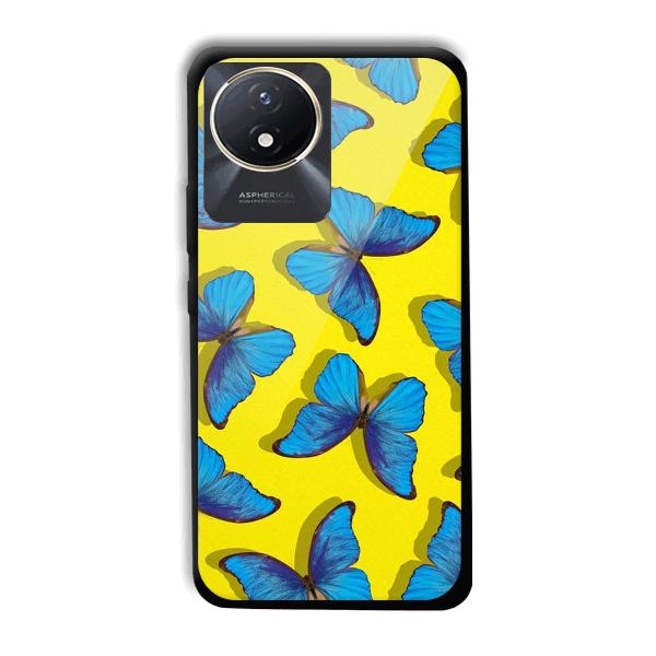 Butterflies Phone Customized Printed Back Cover for Vivo Y02t