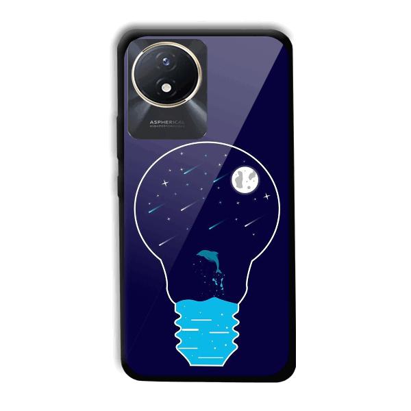 Night Bulb Phone Customized Printed Back Cover for Vivo Y02t