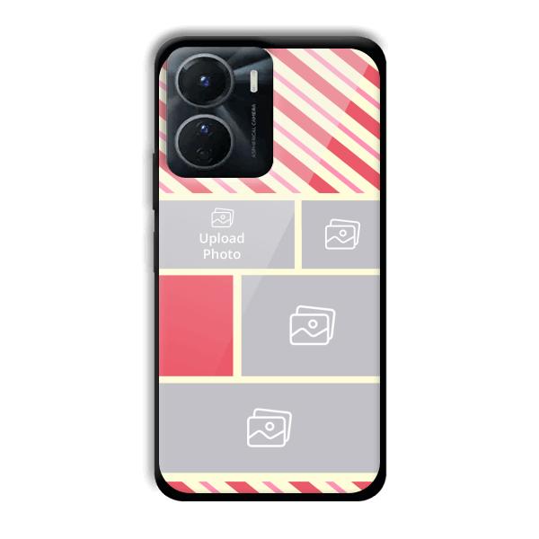 Diagnol Frame Customized Printed Back Cover for Vivo Y16