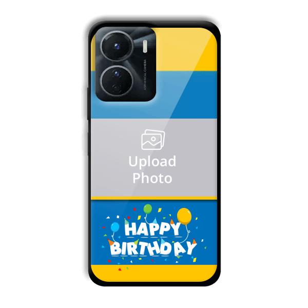 Happy Birthday Customized Printed Back Cover for Vivo Y16