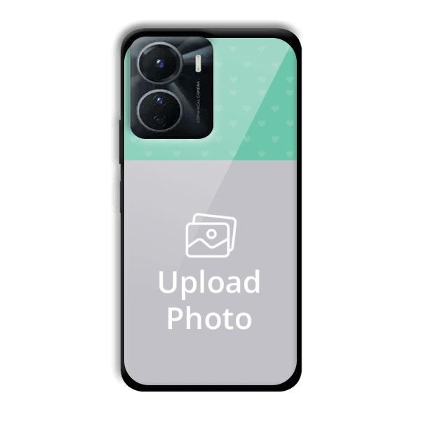 Green Hearts Customized Printed Back Cover for Vivo Y16