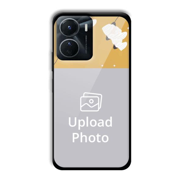 Flowers Background Customized Printed Back Cover for Vivo Y16