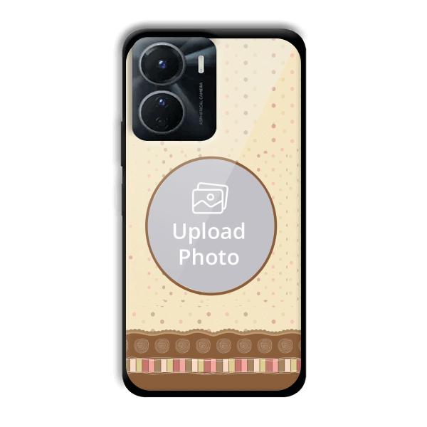 Brown Design Customized Printed Back Cover for Vivo Y16