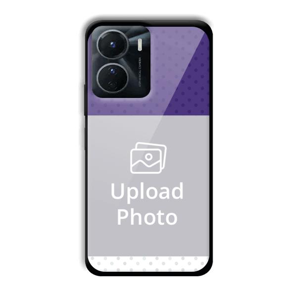 Blue White Dots Customized Printed Back Cover for Vivo Y16