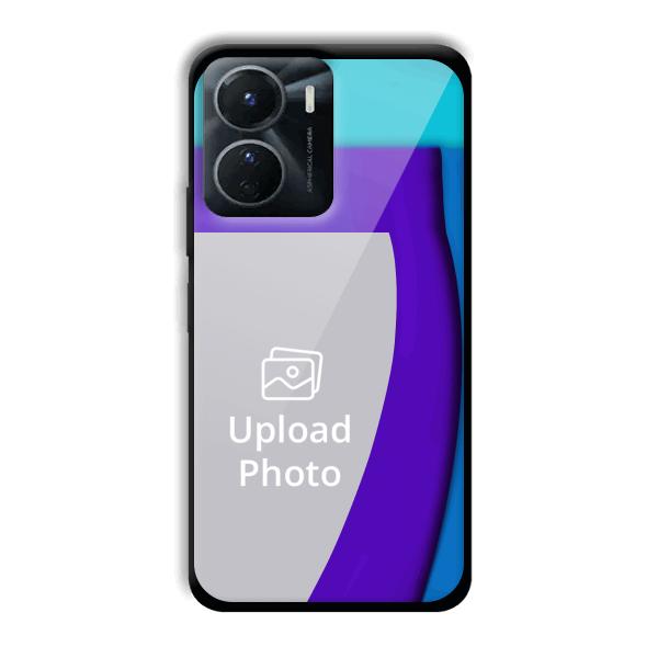Blue Waves Customized Printed Back Cover for Vivo Y16