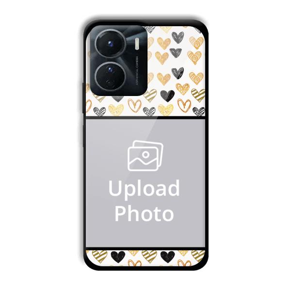 Small Hearts Customized Printed Back Cover for Vivo Y16