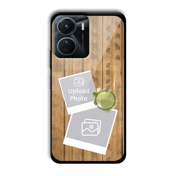 Wooden Photo Collage Customized Printed Back Cover for Vivo Y16