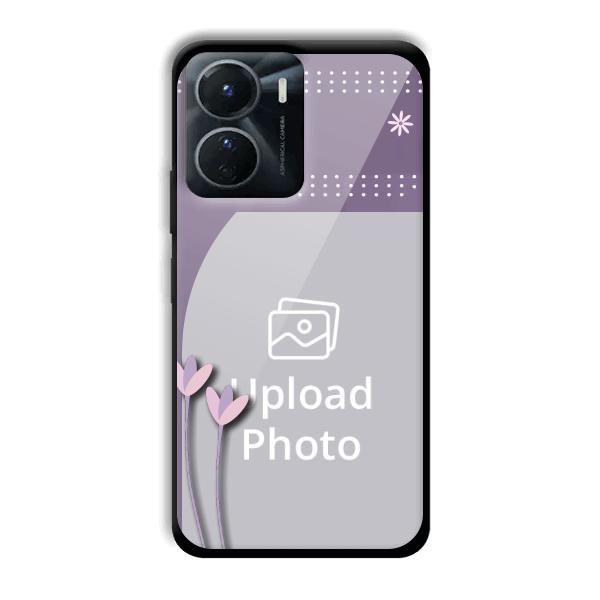 Lilac Pattern Customized Printed Back Cover for Vivo Y16