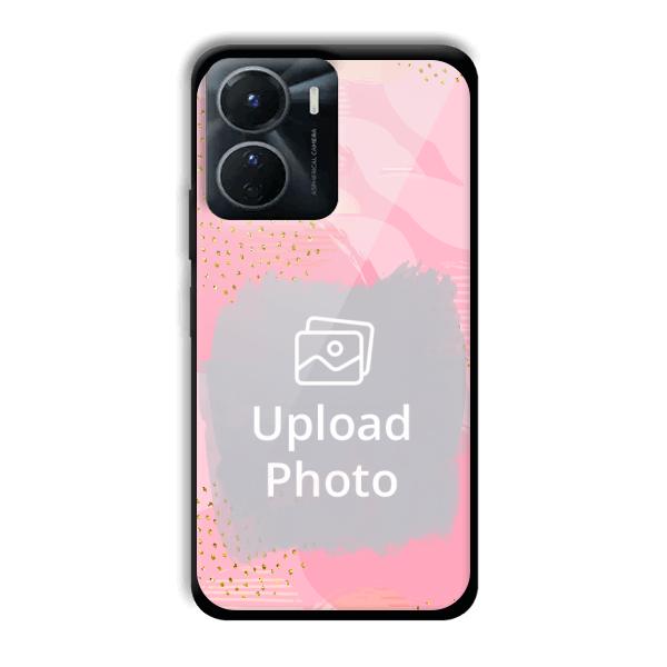 Sparkly Pink Customized Printed Back Cover for Vivo Y16