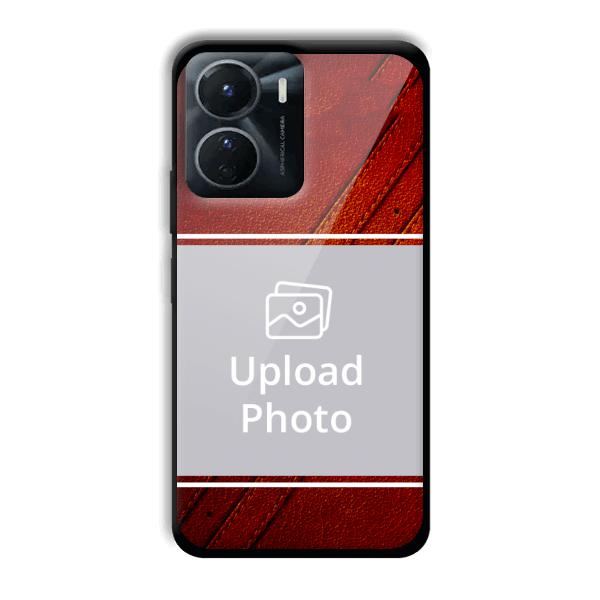 Solid Red Customized Printed Back Cover for Vivo Y16