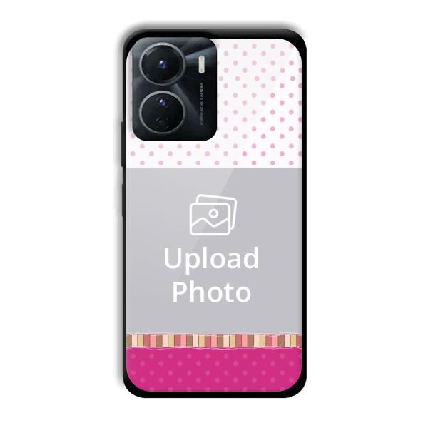 Baby Pink Design Customized Printed Back Cover for Vivo Y16
