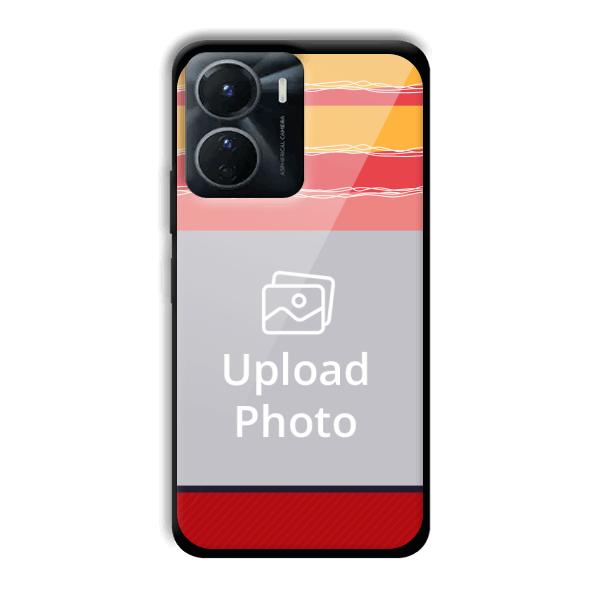 Yellow Pink Customized Printed Back Cover for Vivo Y16