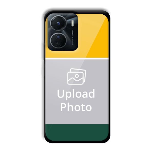 Yellow Green Customized Printed Back Cover for Vivo Y16
