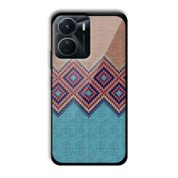 Fabric Design Phone Customized Printed Back Cover for Vivo Y16