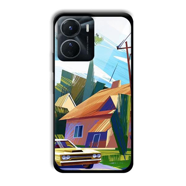 Car Phone Customized Printed Back Cover for Vivo Y16