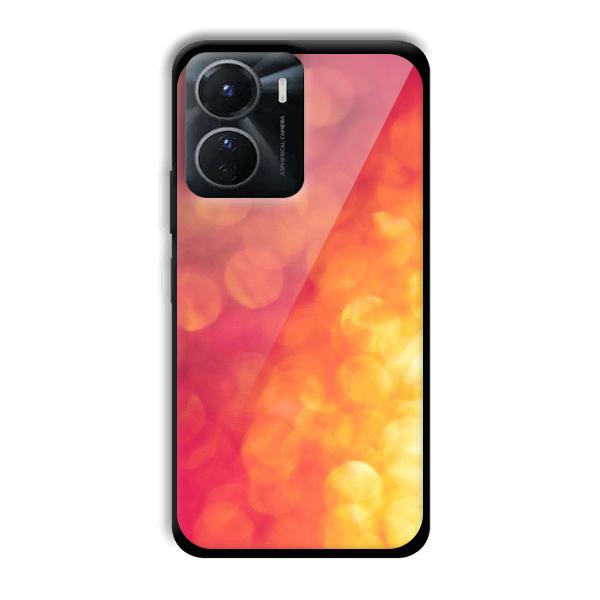 Red Orange Phone Customized Printed Back Cover for Vivo Y16