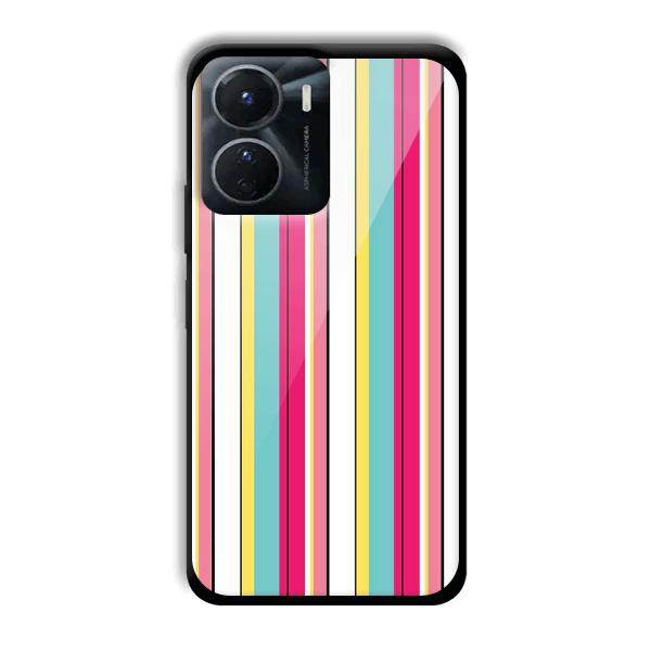 Lines Pattern Phone Customized Printed Back Cover for Vivo Y16