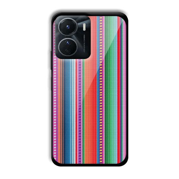 Fabric Pattern Phone Customized Printed Back Cover for Vivo Y16