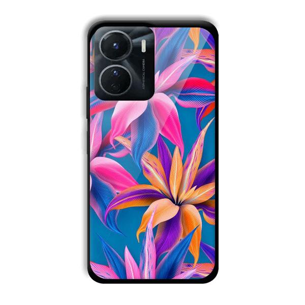 Aqautic Flowers Phone Customized Printed Back Cover for Vivo Y16