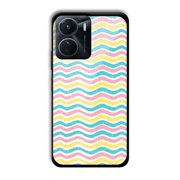 Wavy Designs Phone Customized Printed Back Cover for Vivo Y16