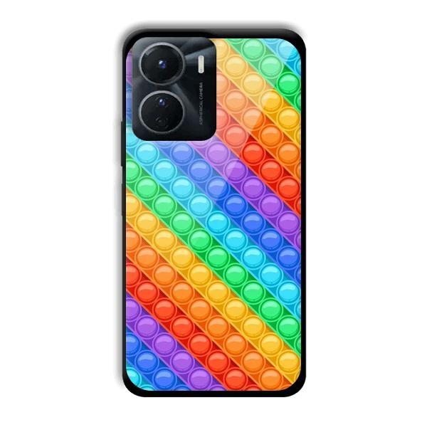 Colorful Circles Phone Customized Printed Back Cover for Vivo Y16