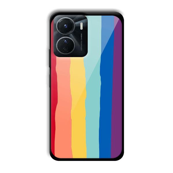 Vertical Paint Phone Customized Printed Back Cover for Vivo Y16