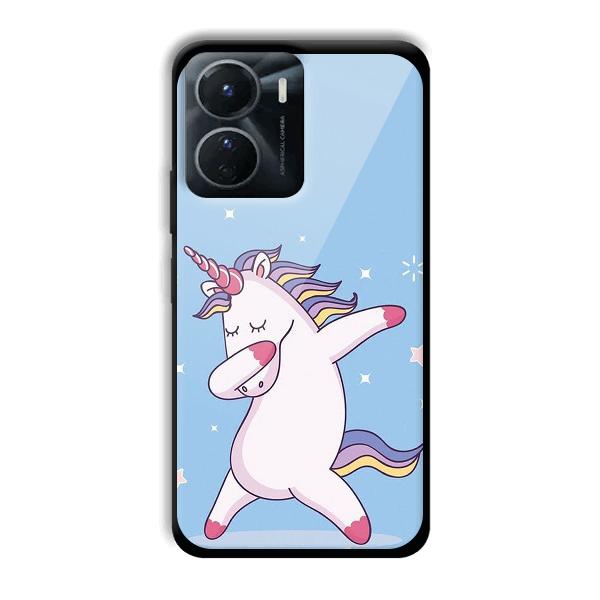 Unicorn Dab Phone Customized Printed Back Cover for Vivo Y16