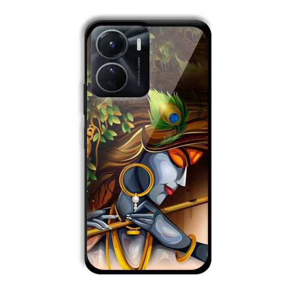 Krishna & Flute Phone Customized Printed Back Cover for Vivo Y16