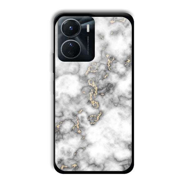 Grey White Design Phone Customized Printed Back Cover for Vivo Y16