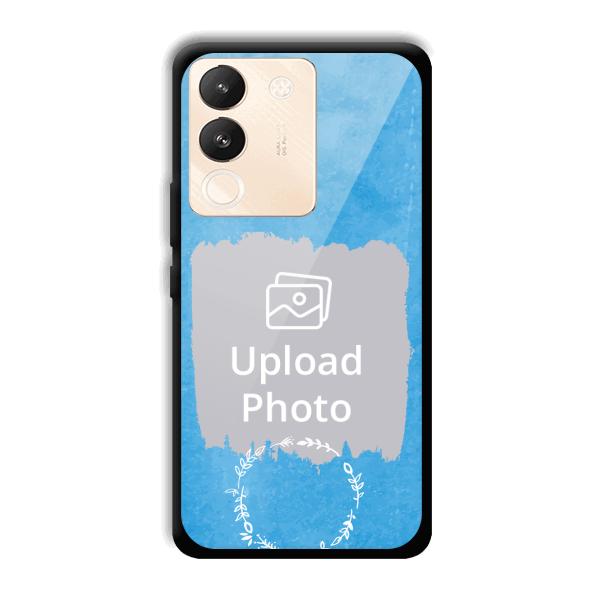 Blue Design Customized Printed Back Cover for Vivo Y200 5G
