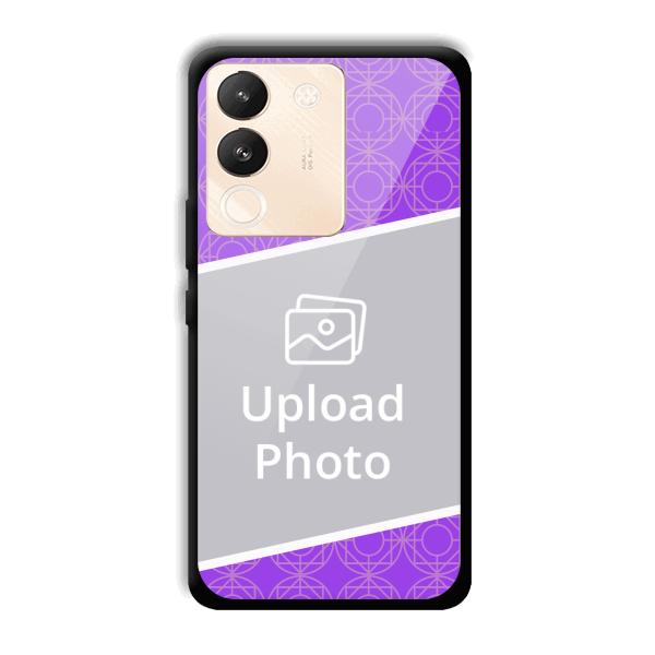 Purple Design Customized Printed Back Cover for Vivo Y200 5G