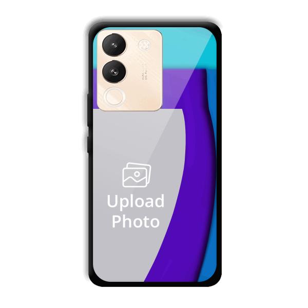 Blue Waves Customized Printed Back Cover for Vivo Y200 5G