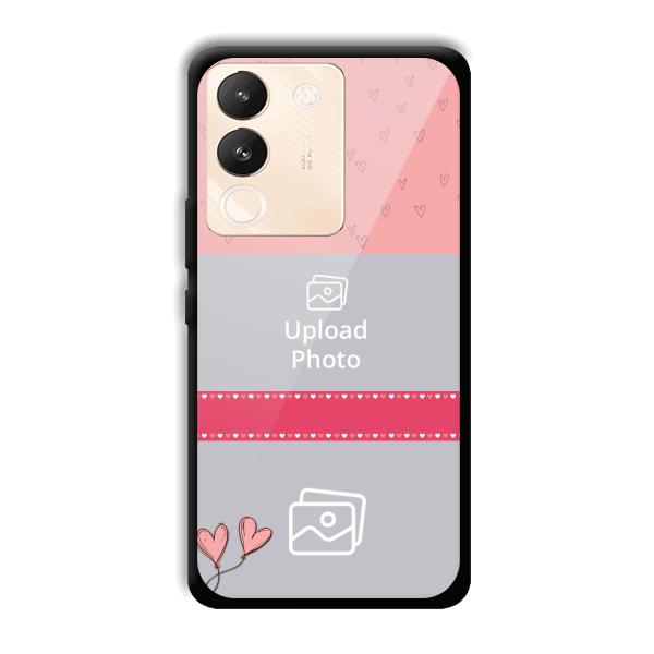 Pinkish Design Customized Printed Back Cover for Vivo Y200 5G