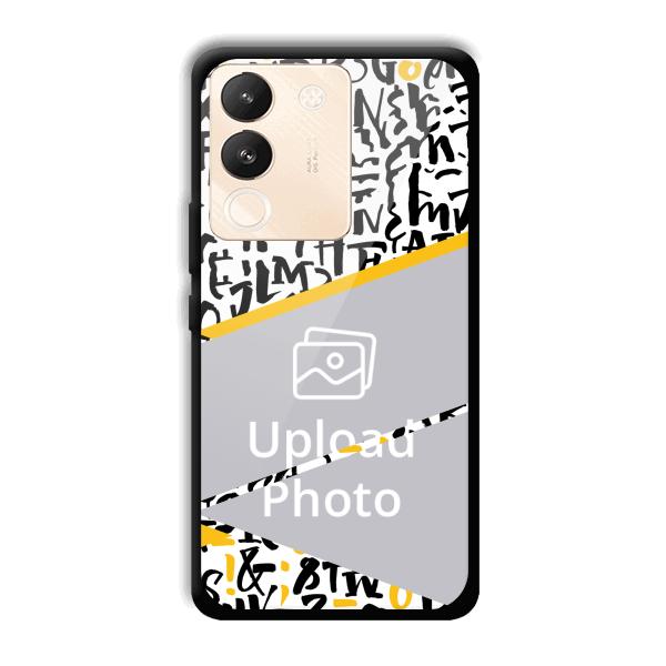 Letters Customized Printed Back Cover for Vivo Y200 5G