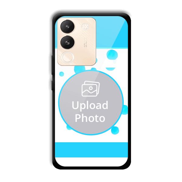 Bluish Customized Printed Back Cover for Vivo Y200 5G