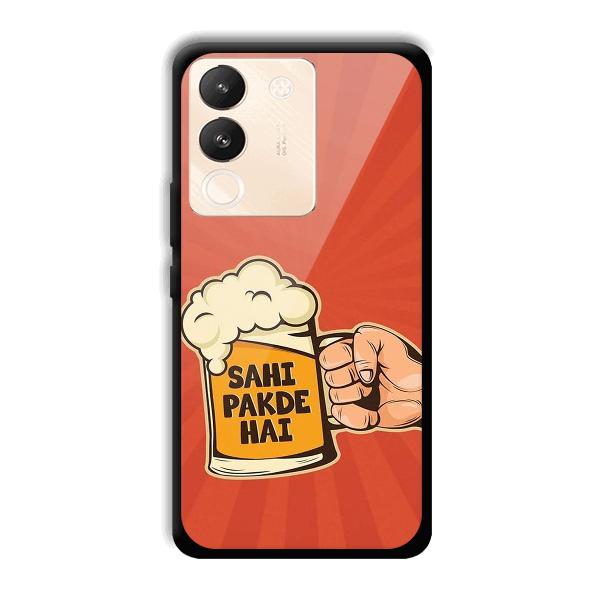 Sahi Pakde Hai Phone Customized Printed Back Cover for Vivo Y200 5G