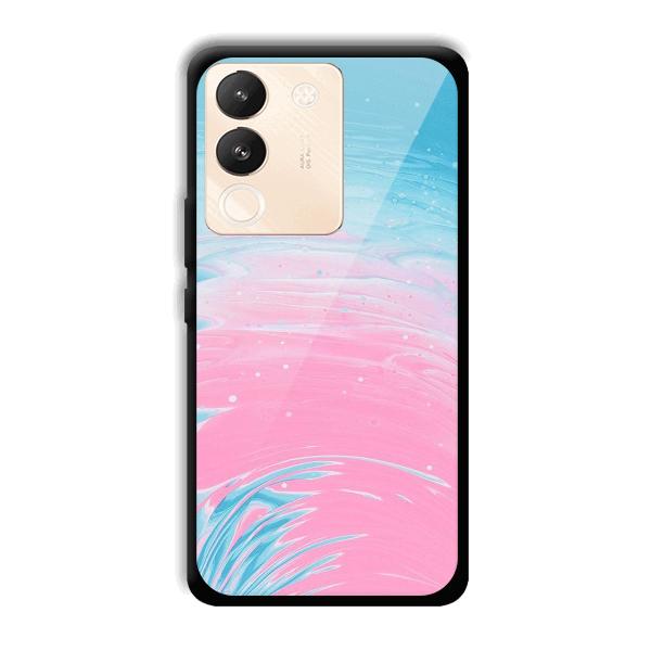 Pink Water Phone Customized Printed Back Cover for Vivo Y200 5G