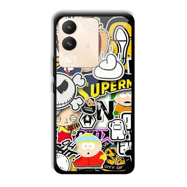 Cartoons Phone Customized Printed Back Cover for Vivo Y200 5G
