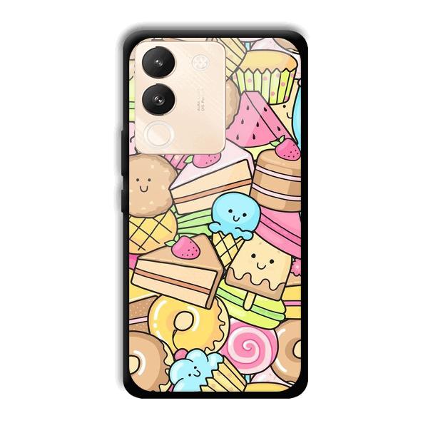 Love Desserts Phone Customized Printed Back Cover for Vivo Y200 5G