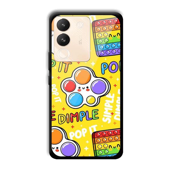 Pop It Phone Customized Printed Back Cover for Vivo Y200 5G