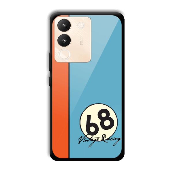 Vintage Racing Phone Customized Printed Back Cover for Vivo Y200 5G
