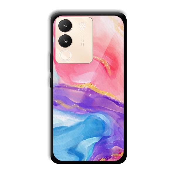 Water Colors Phone Customized Printed Back Cover for Vivo Y200 5G