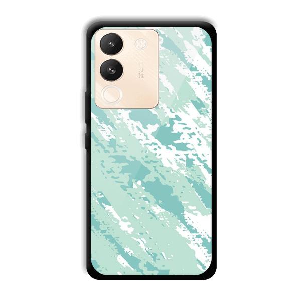 Sky Blue Design Phone Customized Printed Back Cover for Vivo Y200 5G