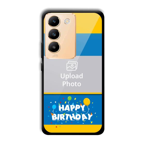Happy Birthday Customized Printed Back Cover for Vivo Y200e 5G